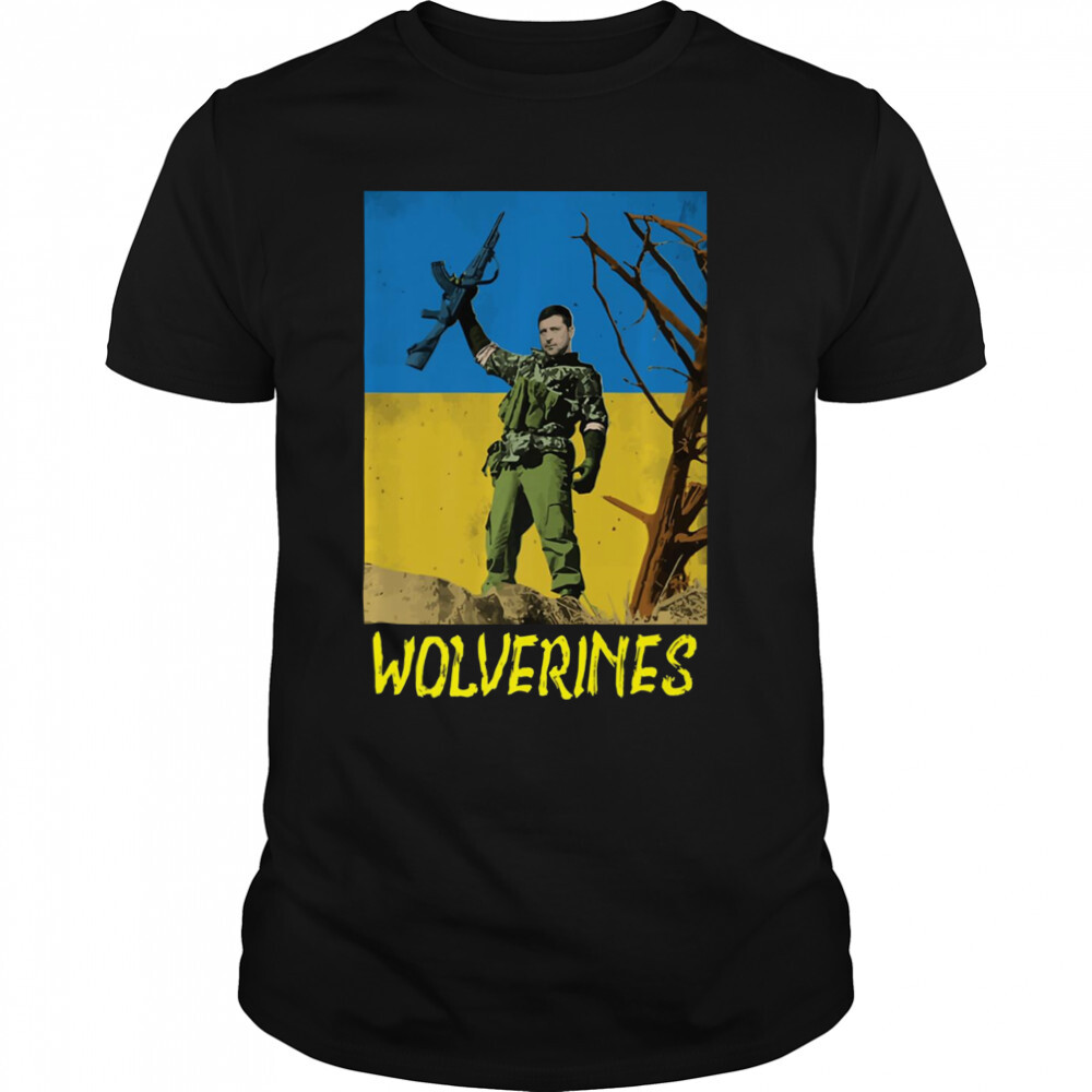 Support Ukraine Wolverines Love shirt 1 Unisex shirts