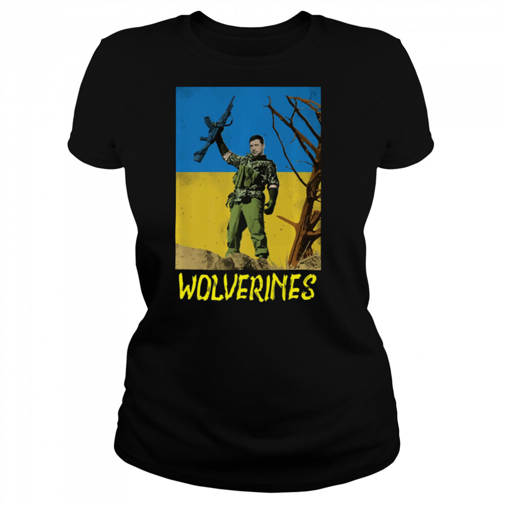 Support Ukraine Wolverines Love shirt 4 Women's shirts