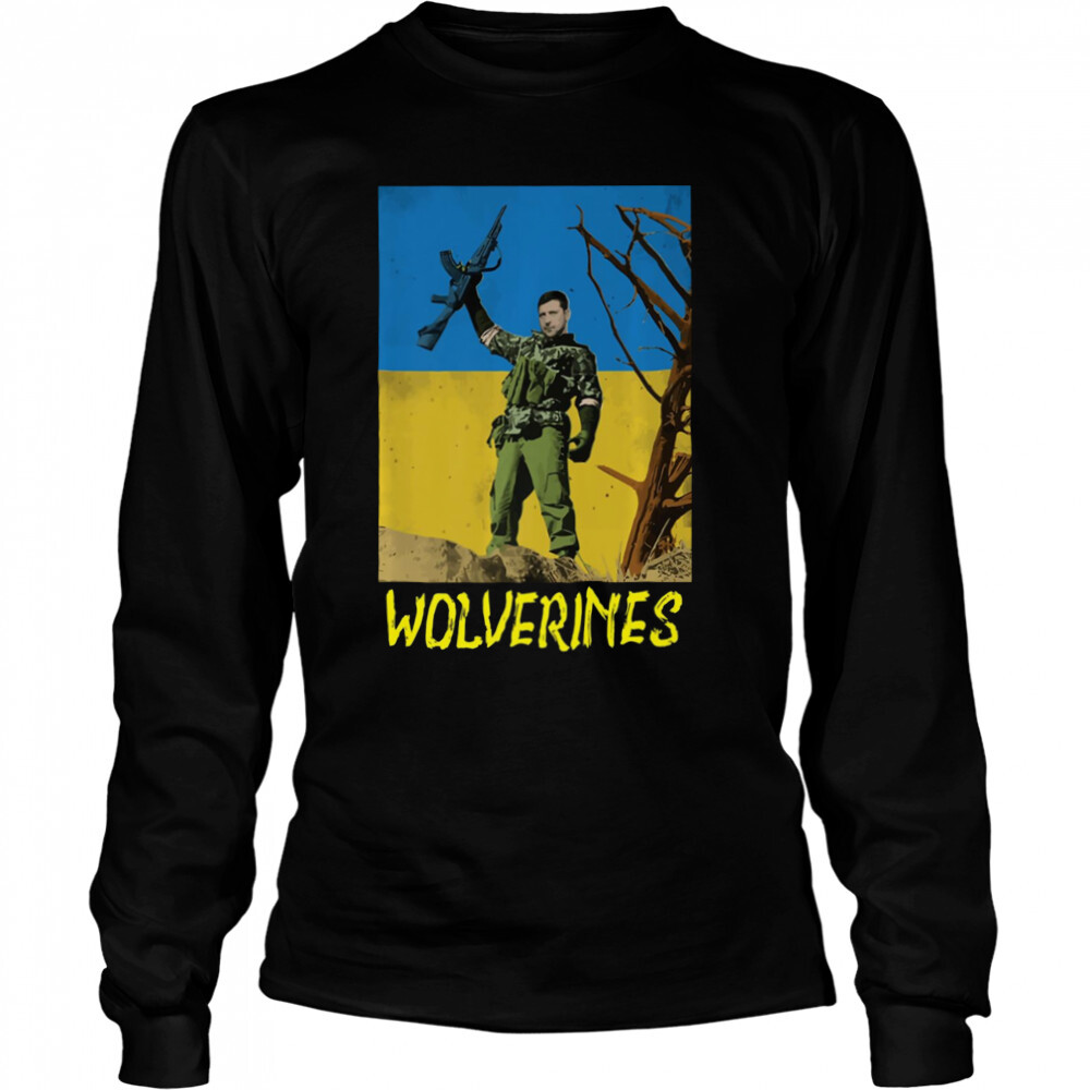 Support Ukraine Wolverines Love shirt 3 Long Sleeved shirts