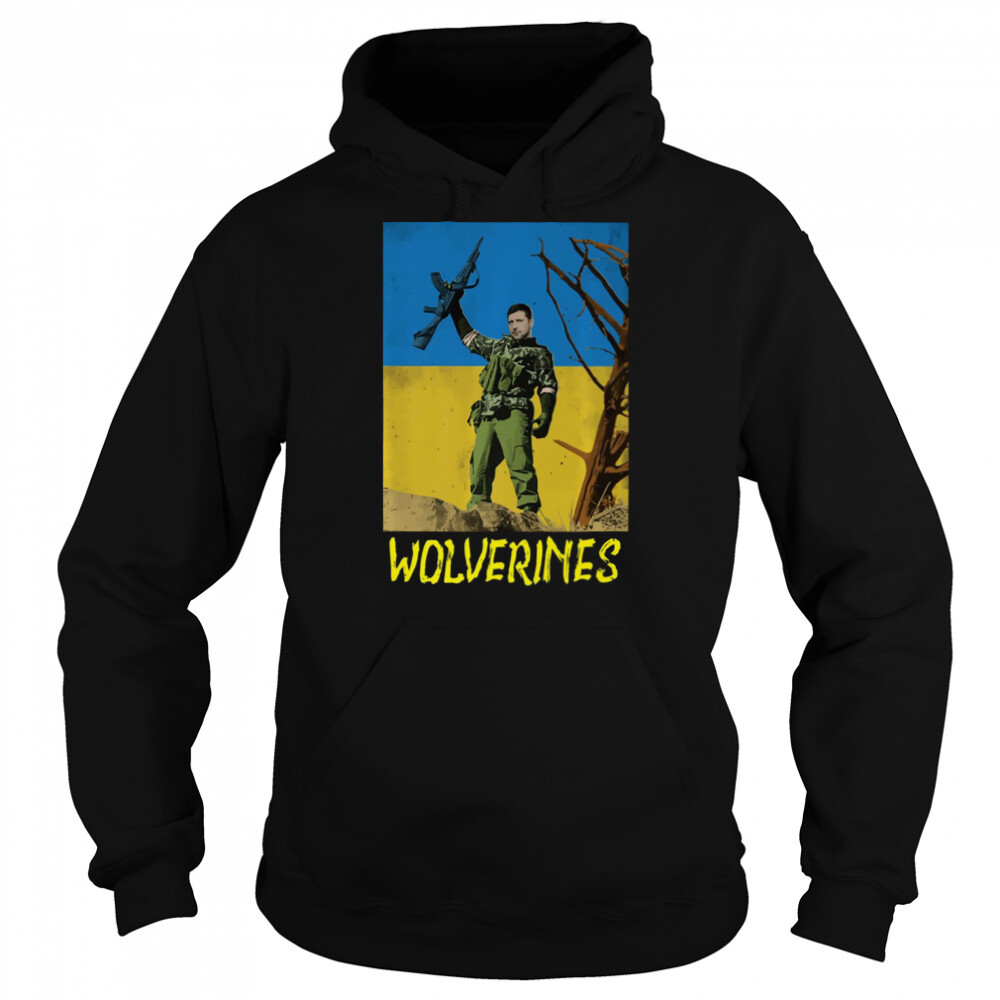 Support Ukraine Wolverines Love shirt 5 Hoodie shirts