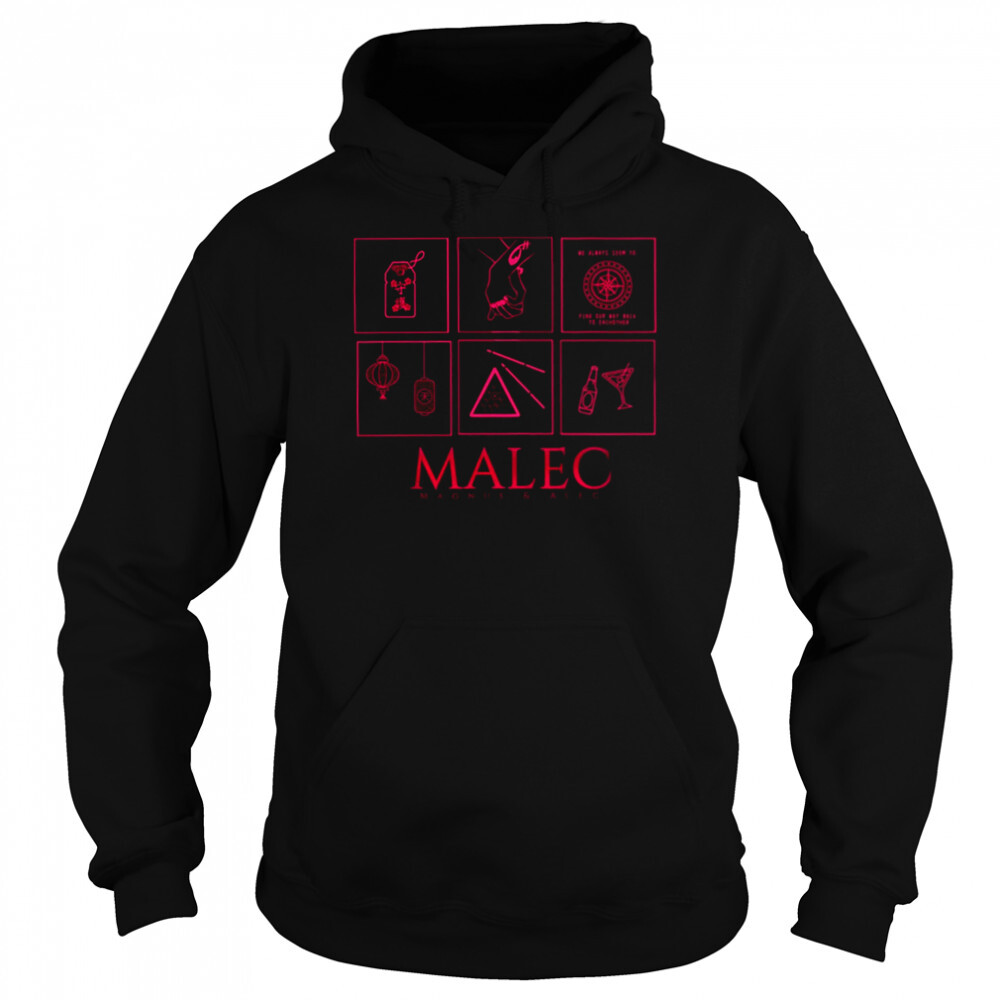Symbols Minimalistic Malec Shadowhunters shirt 5 Hoodie shirts