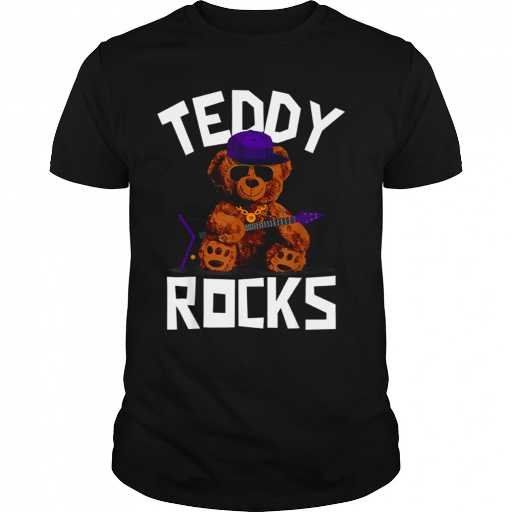 Teddy Bear Rock And Roll Lovers shirt 1 Unisex shirts
