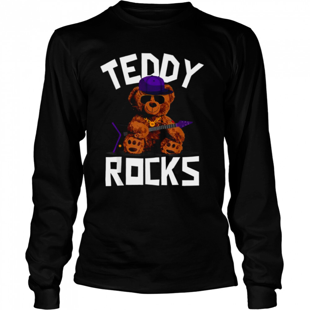 Teddy Bear Rock And Roll Lovers shirt 3 Long Sleeved shirts