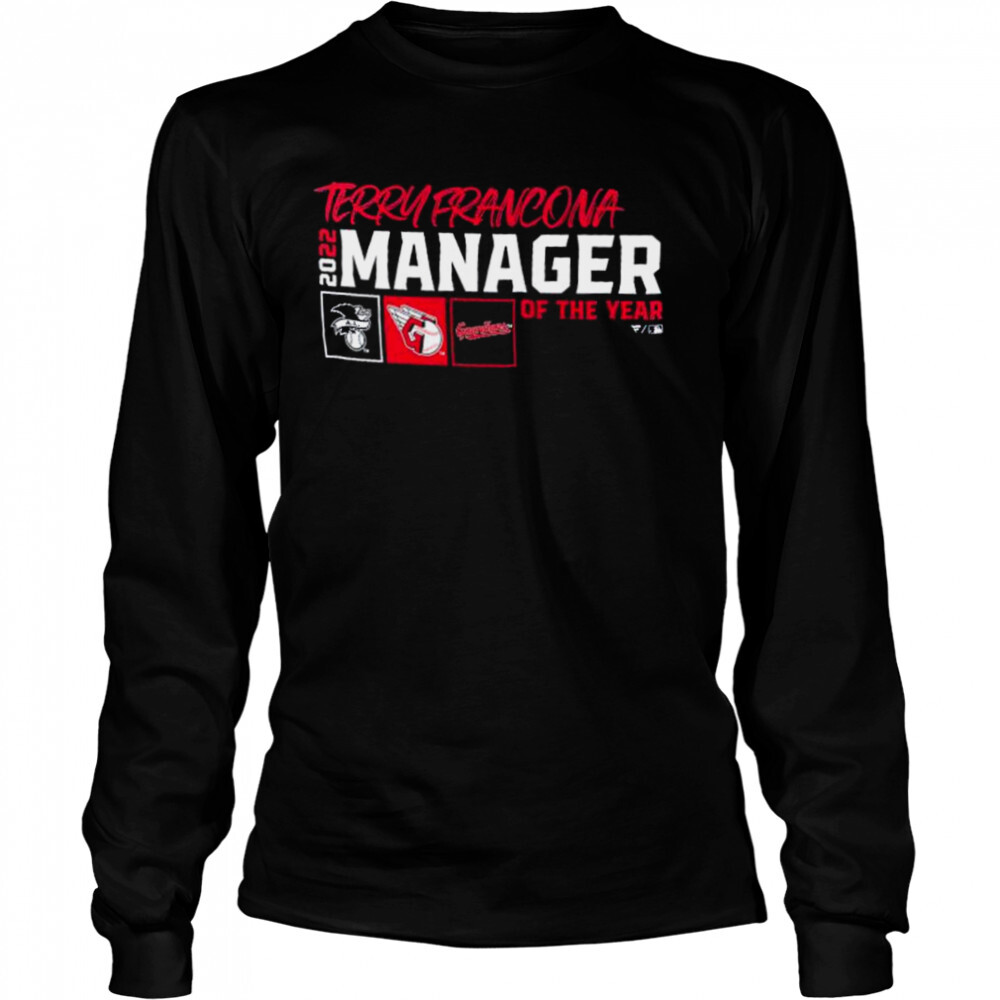 Terry francona cleveland guardians 2022 al manager of the year shirt 3 Long Sleeved shirts