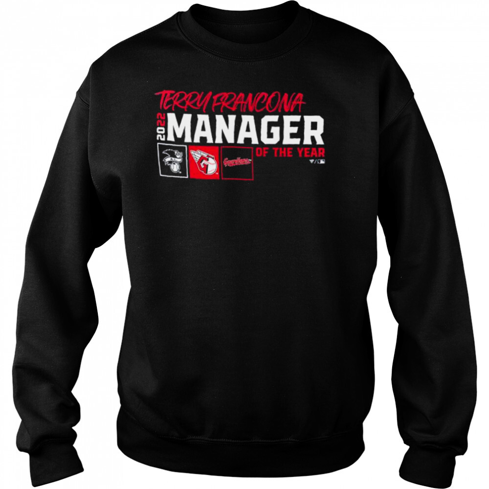 Terry francona cleveland guardians 2022 al manager of the year shirt 2 Sweat shirts
