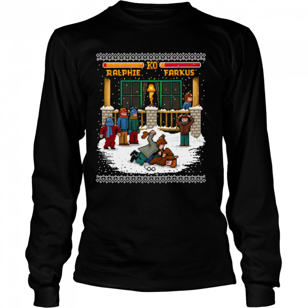 The Christmas Fight Game Oline Christmas shirt 3 Long Sleeved shirts