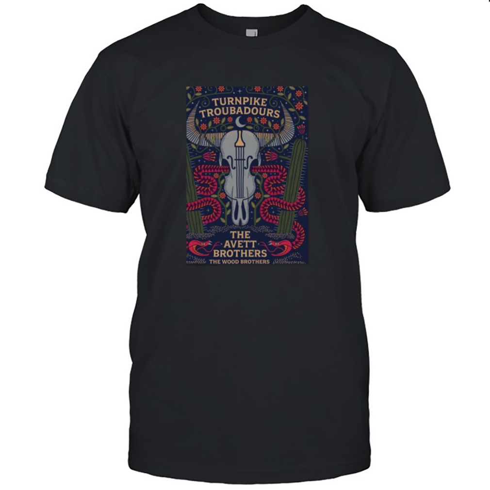 Turnpike troubadours arKansas 2023 feb 24th and the avett brother simmons bank arena n little rock shirt