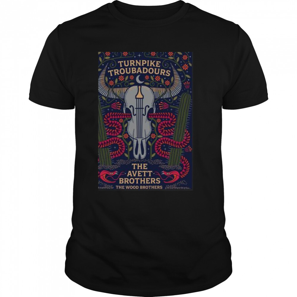 Turnpike troubadours arKansas 2023 feb 24th and the avett brother simmons bank arena n little rock shirt 1 Unisex shirts
