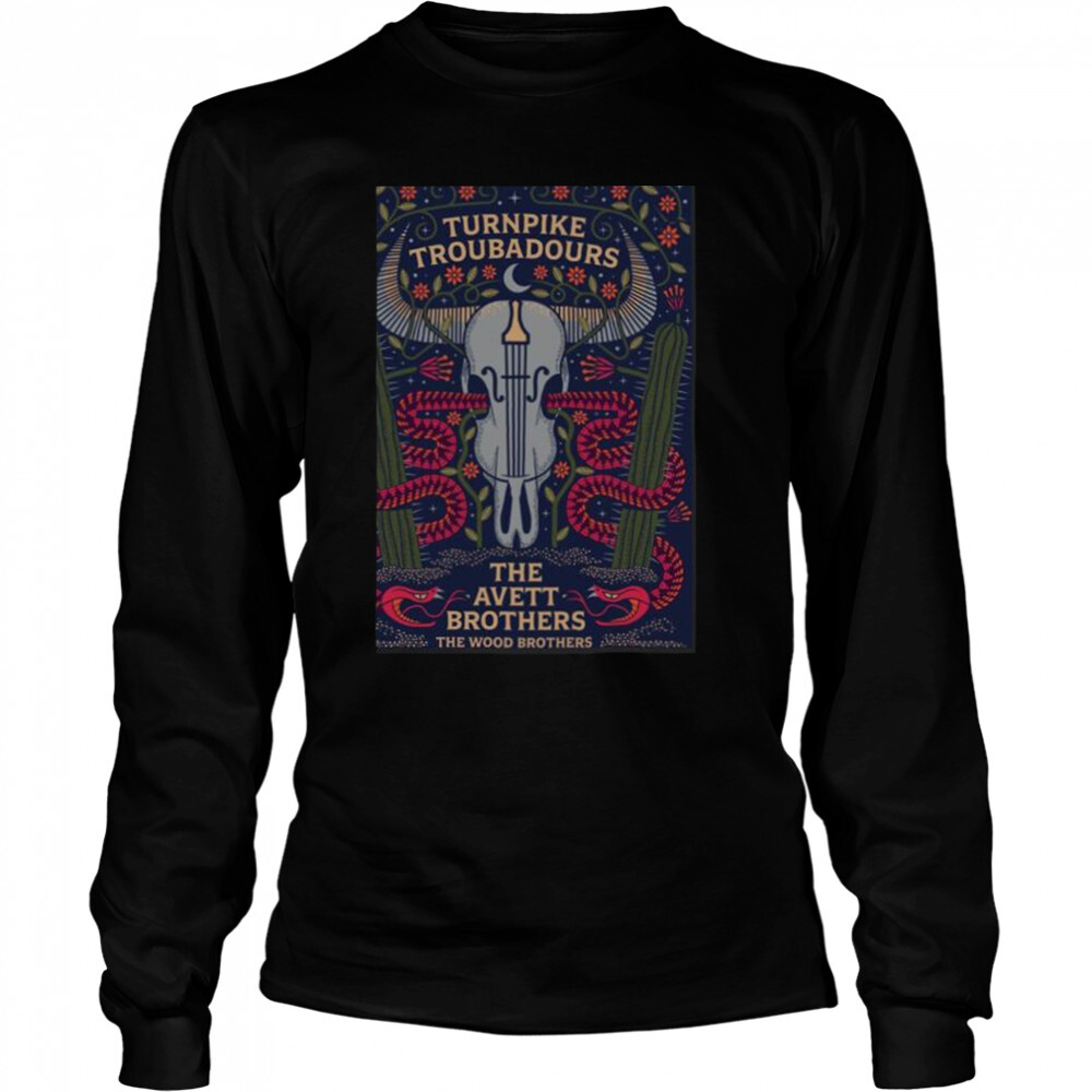 Turnpike troubadours arKansas 2023 feb 24th and the avett brother simmons bank arena n little rock shirt 3 Long Sleeved shirts