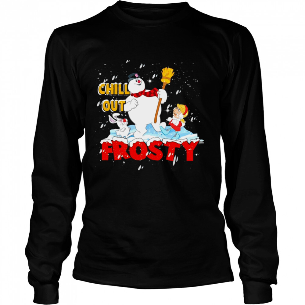 Tv Show Chilly Out Frosty Graphic Christmas shirt 3 Long Sleeved shirts