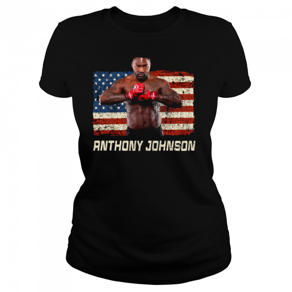 Us Flag Anthony Johnson Rumble Legend shirt 4 Women's shirts