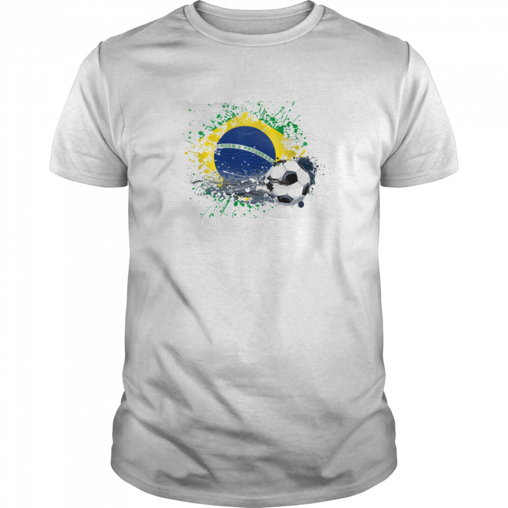 WORLD CUP 2022 FLAG OF BRAZIL TEXTLESS shirt