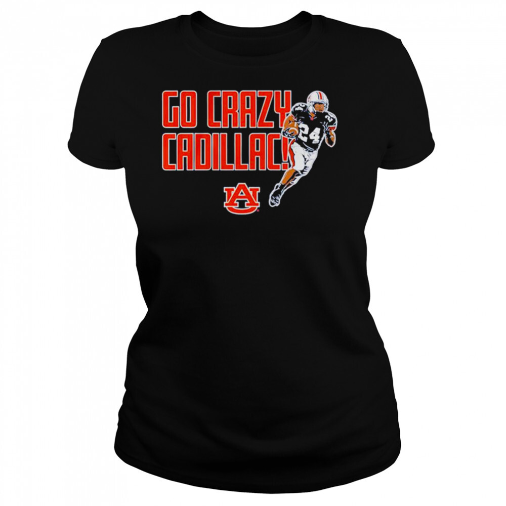 go crazy Cadillac Auburn Tigers football shirt 4 Women's shirts