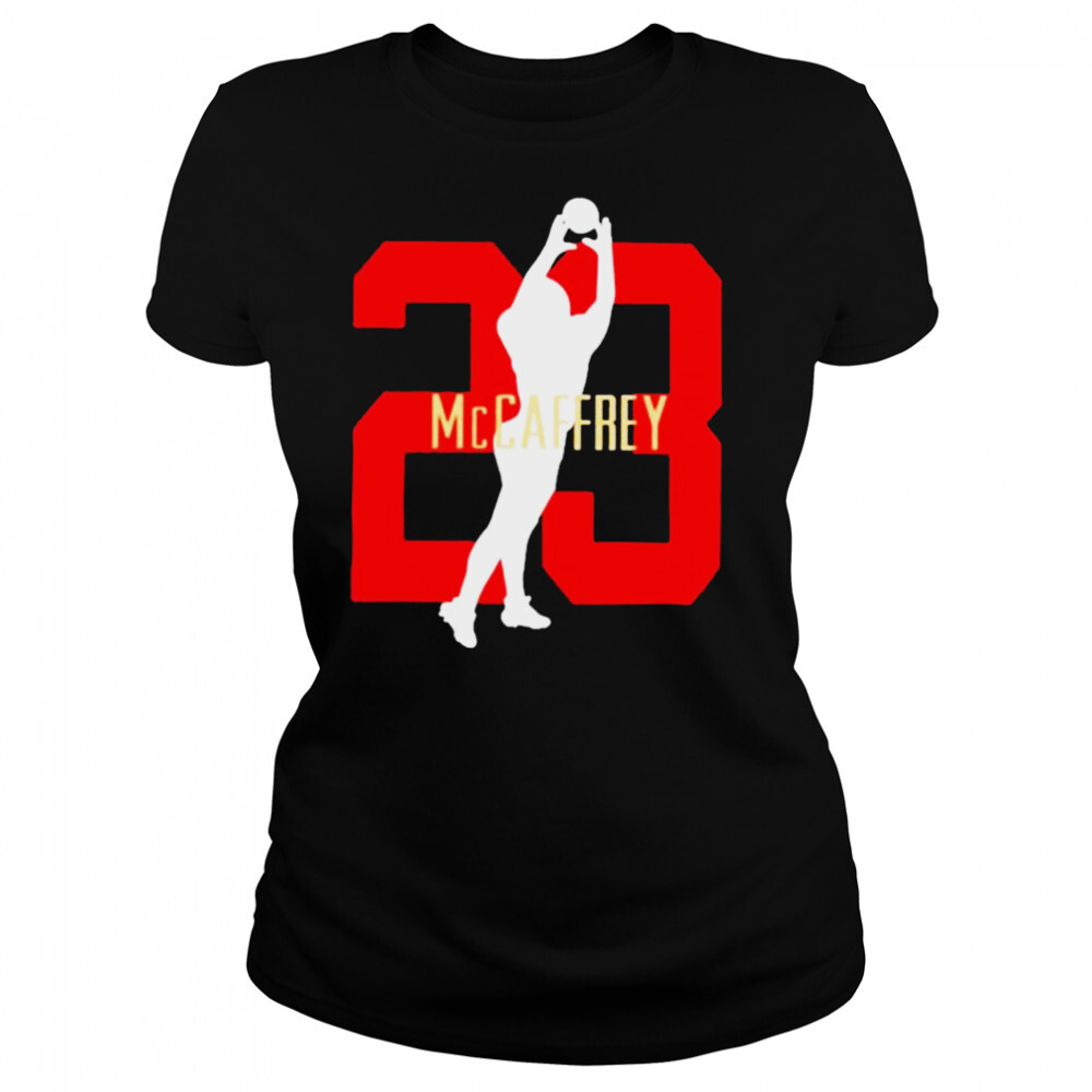 mccaffrey 23 San Francisco 49ers shirt 4 Women's shirts