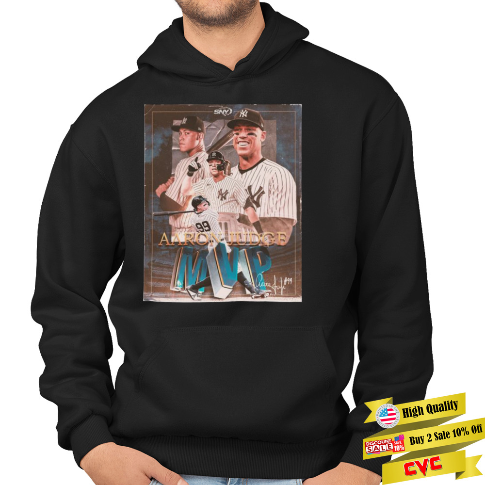 Aaron Judge 2022 American League MVP Signatures Shirt 4 Hoodie