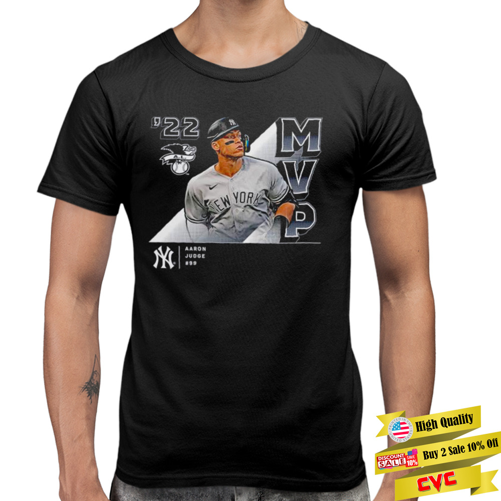 Aaron Judge New york yankees 2022 al mvp shirt 3 Premium Men Tee