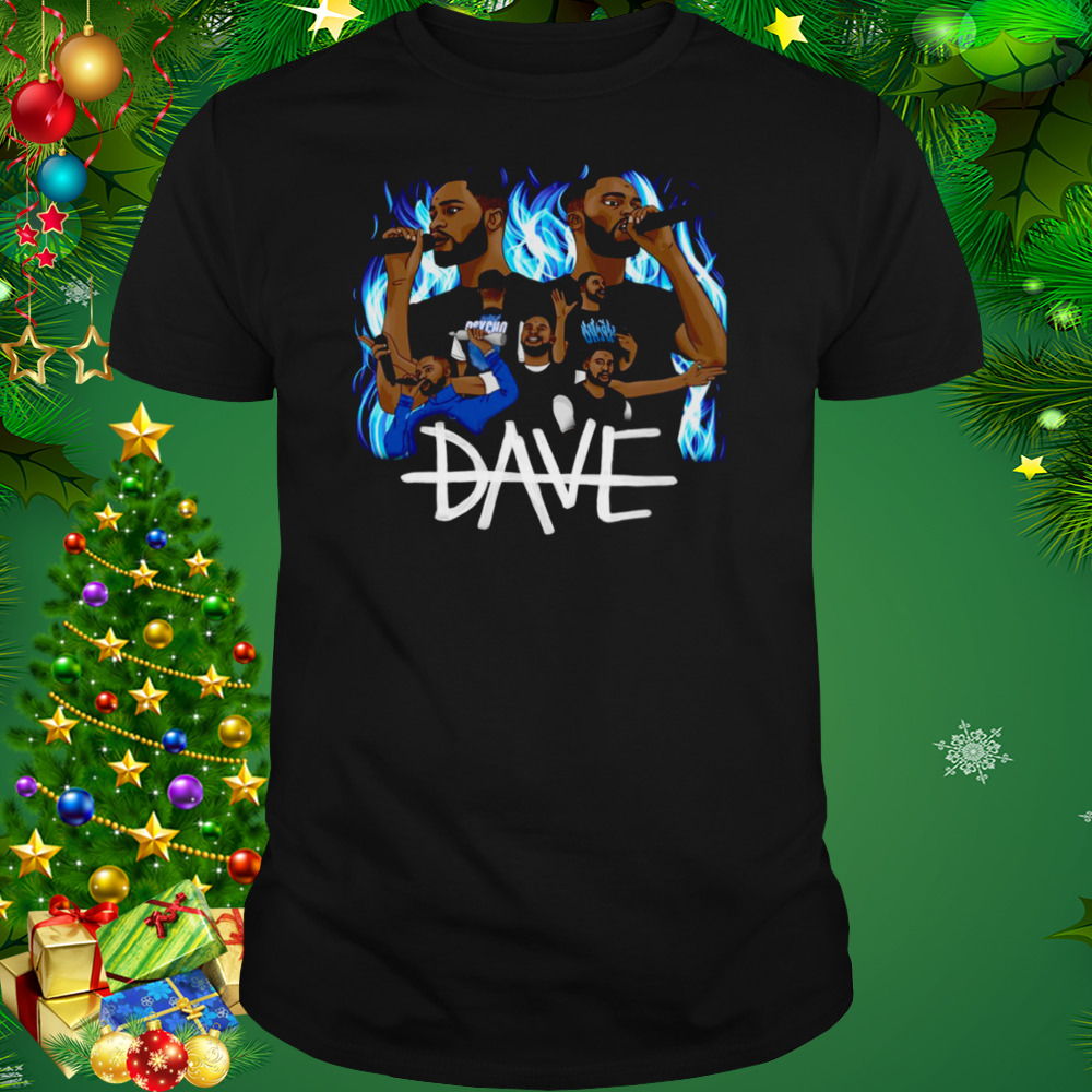 Blue Fire Art Dramas Santan Dave shirt