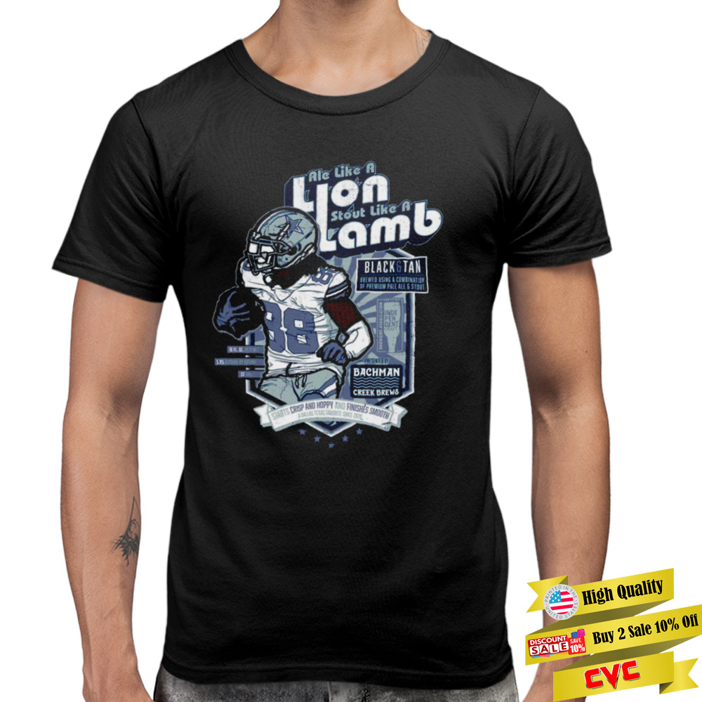 Ceedee Lamb Ale Like A Lion Lamb Shirt 3 Premium Men Tee