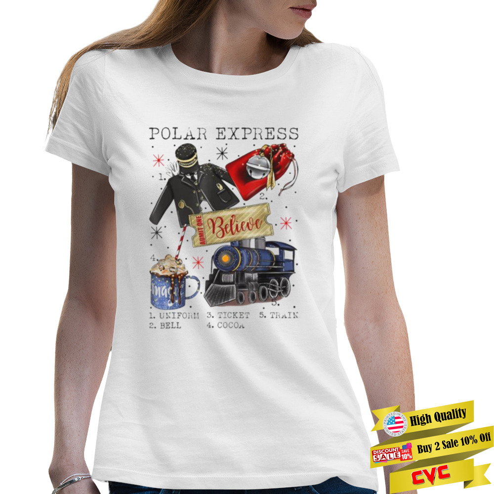 Christmas North Pole Polar Express All Abroad Xmas shirt 2 Premium Ladies T-shirt