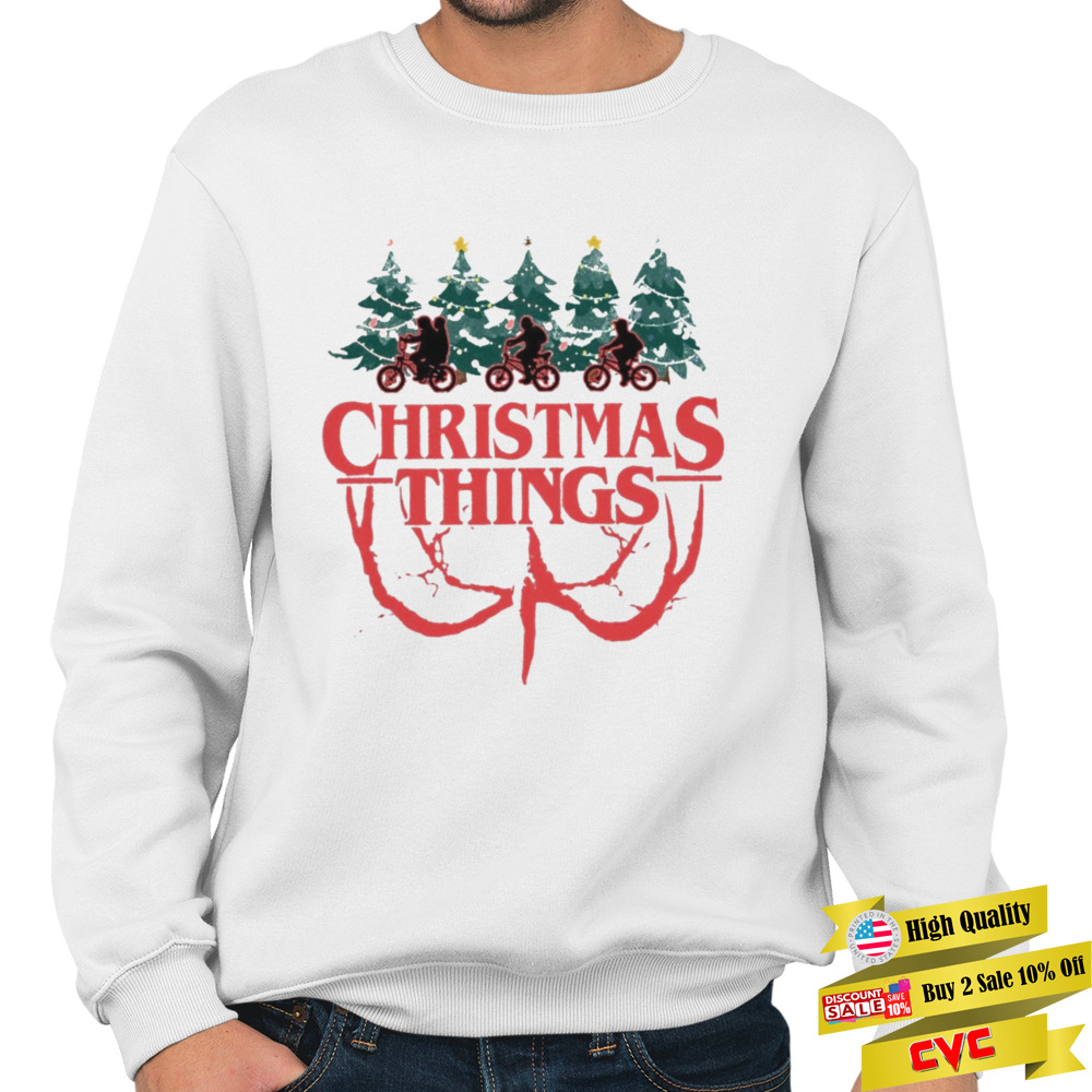 Christmas Stranger Things Shirt 5 Crewneck Sweatshirt