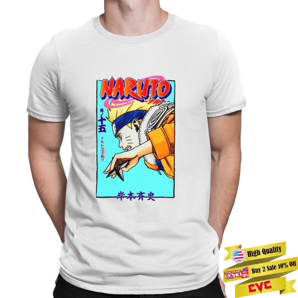 Colored Design Anime Naruto Naruto Uzumaki shirt 1 Unisex T-shirt