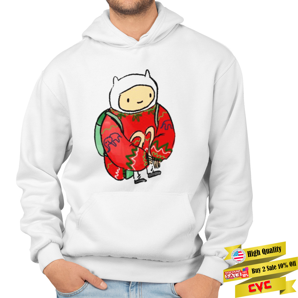 Description Christmas Finn Sketch Fanart shirt 4 Unisex Hoodie