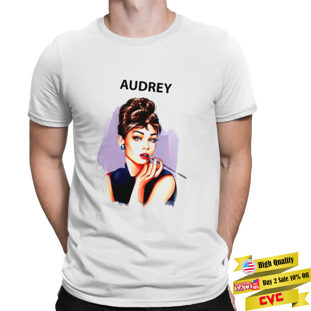 Digital Art Audrey Hepburn Actress shirt 1 Unisex T-shirt