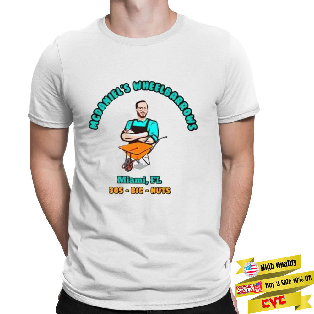 Dolphreaky Wearing Mcdaniel’s Wheelbarrows Miami shirt 1 Unisex T-shirt