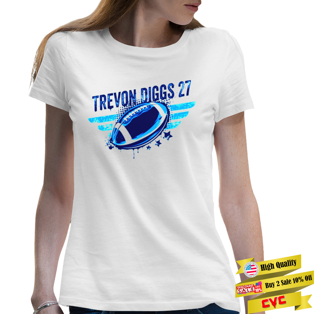 Football Design Trevon Diggs Logo shirt 2 Premium Ladies T-shirt