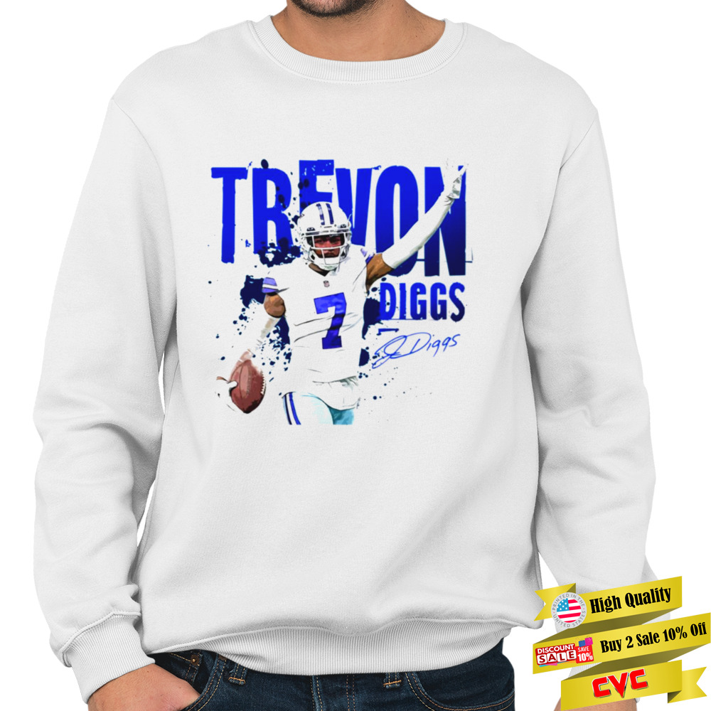 Football Signature Trevon Diggs Player shirt 5 Crewneck Sweatshirt