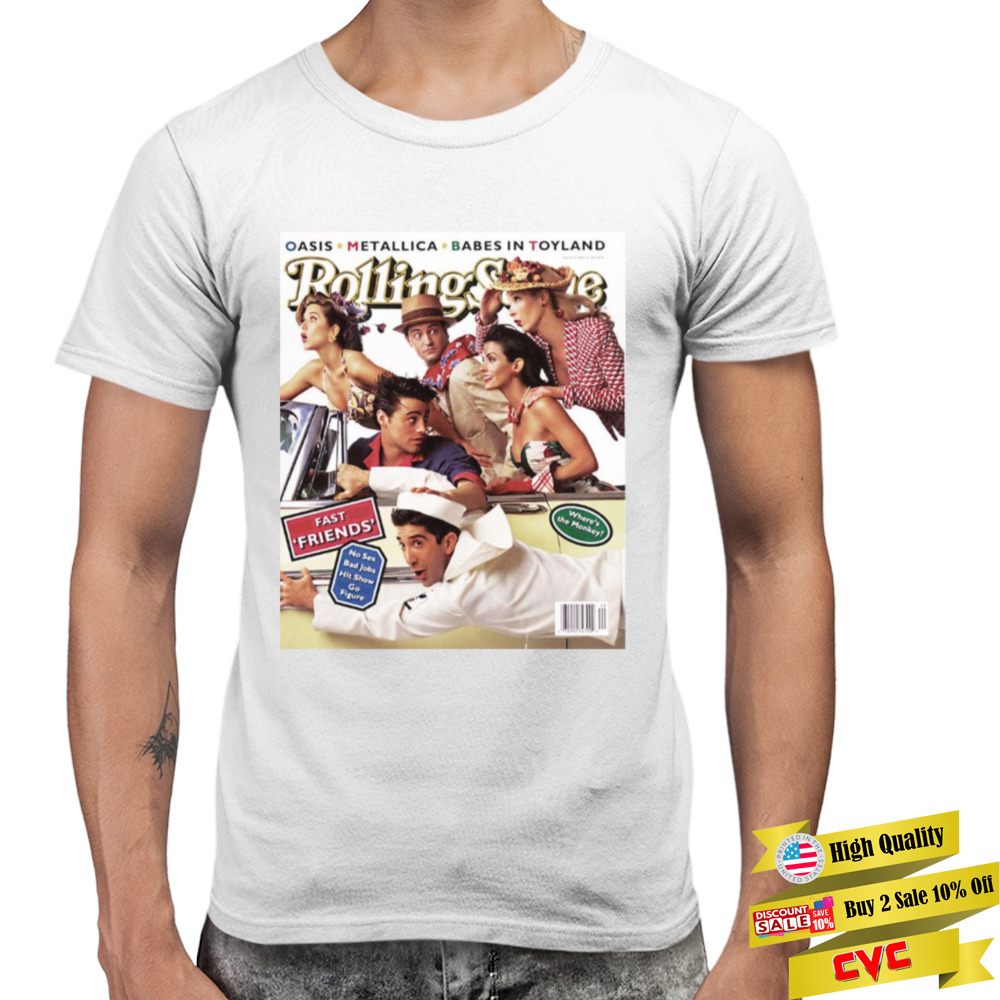 Friends Design Jennifer Aniston Rolling Stone shirt 3 Premium Men T-shirt
