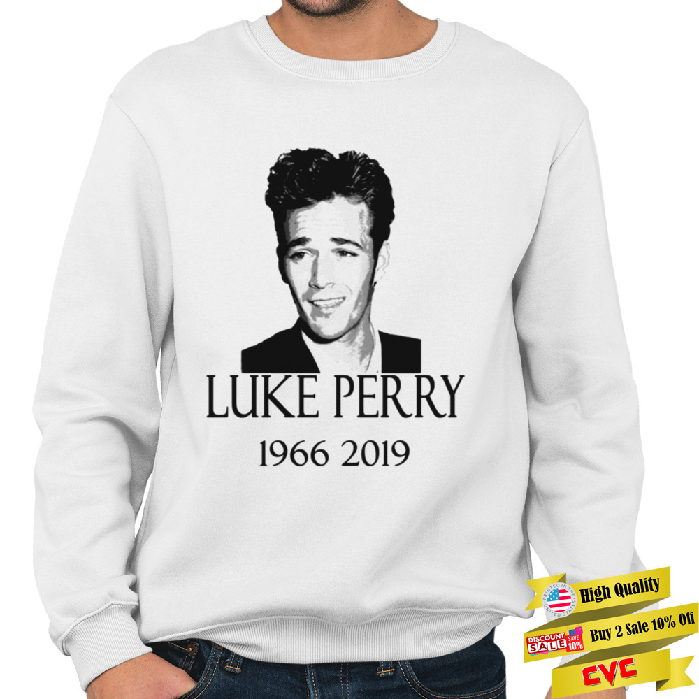 Für Männer Frauen Luke Perry 1966 2019 Legend 90210 shirt 5 Crewneck Sweatshirt