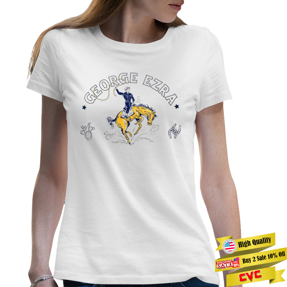 George Ezra riding horse design shirt 2 Premium Ladies T-shirt