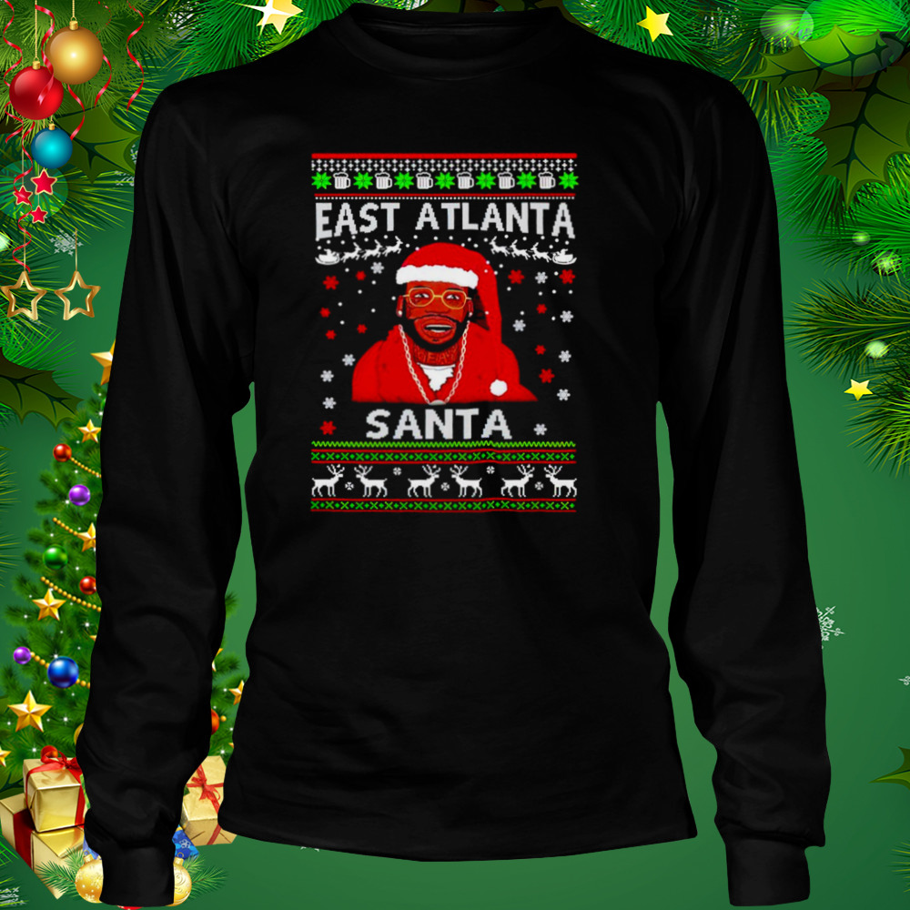 Gucci Mane East Atlanta Santa Christmas shirt - Wow Tshirt Store Online
