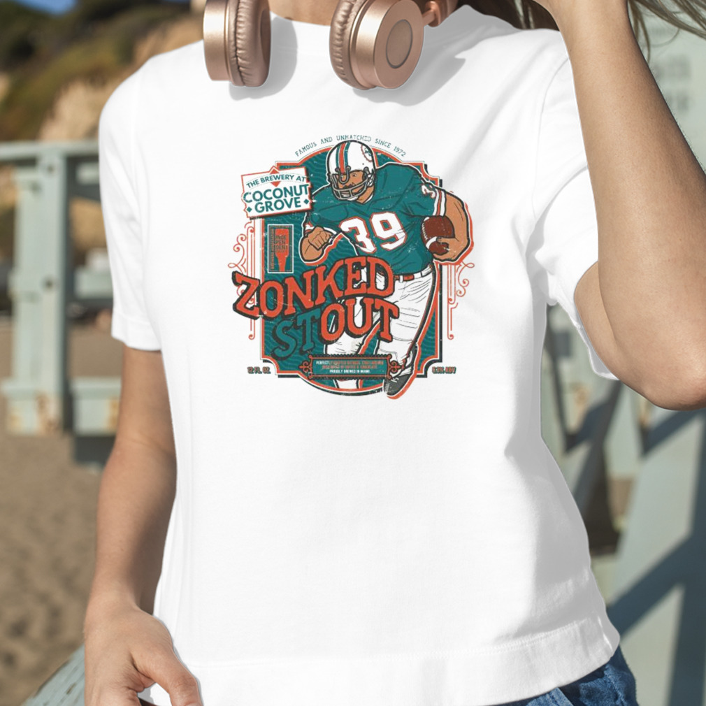 Miami Dolphins Larry Csonka Zonked Stout Shirt