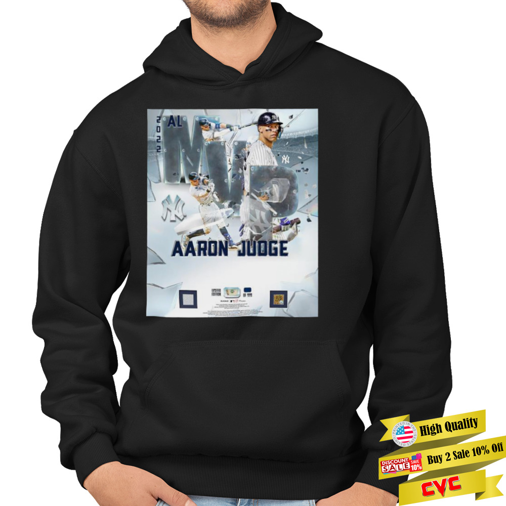 New York Yankees Aaron Judge Authentic 2022 AL MVP Framed Shirt 4 Hoodie