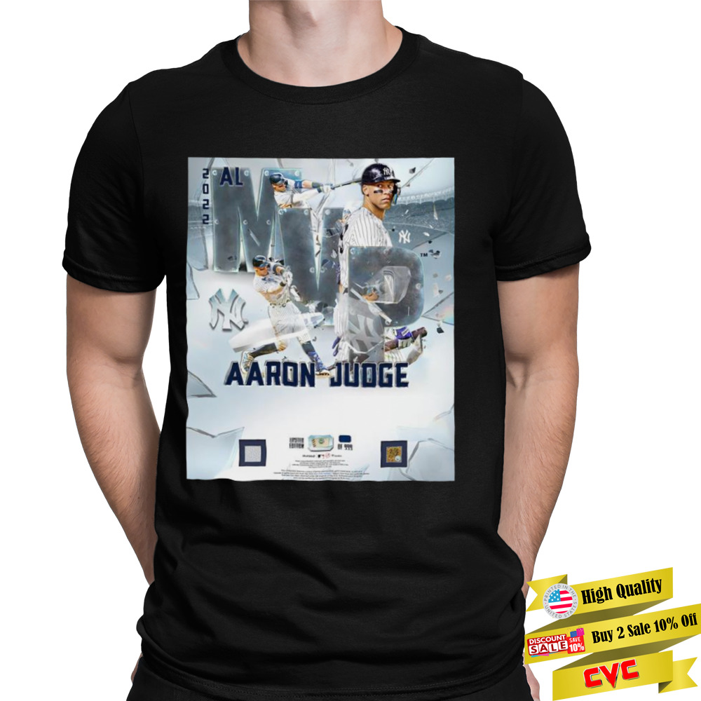 New York Yankees Aaron Judge Authentic 2022 AL MVP Framed Shirt 1 Unisex Tee