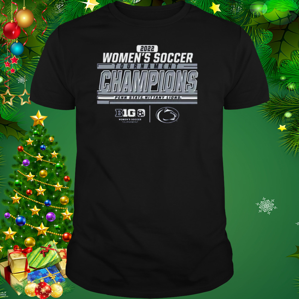 Penn State Nittany Lions 2022 Big Ten Women’s Soccer Conference Tournament Champions Locker Room Shirt 1 Unisex tshirt