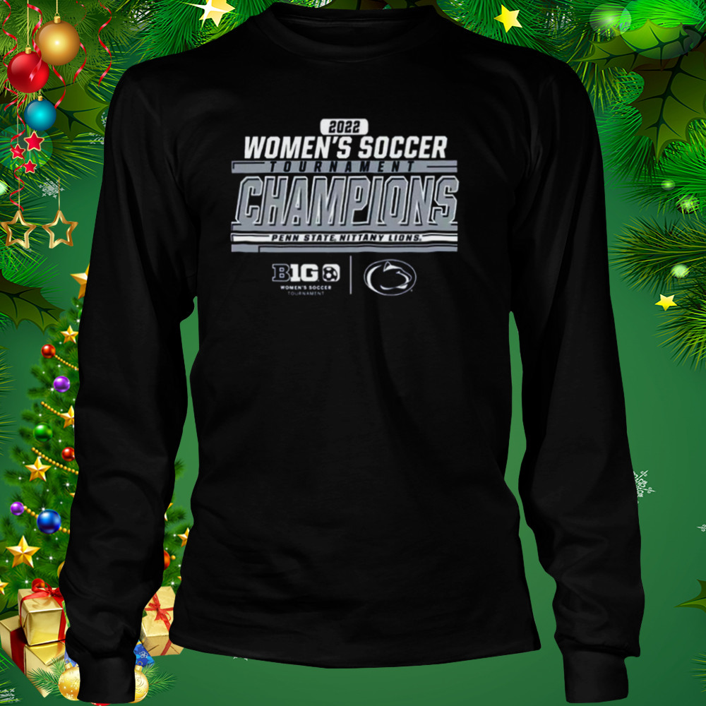 Penn State Nittany Lions 2022 Big Ten Women’s Soccer Conference Tournament Champions Locker Room Shirt 3 Longsleeve tshirt