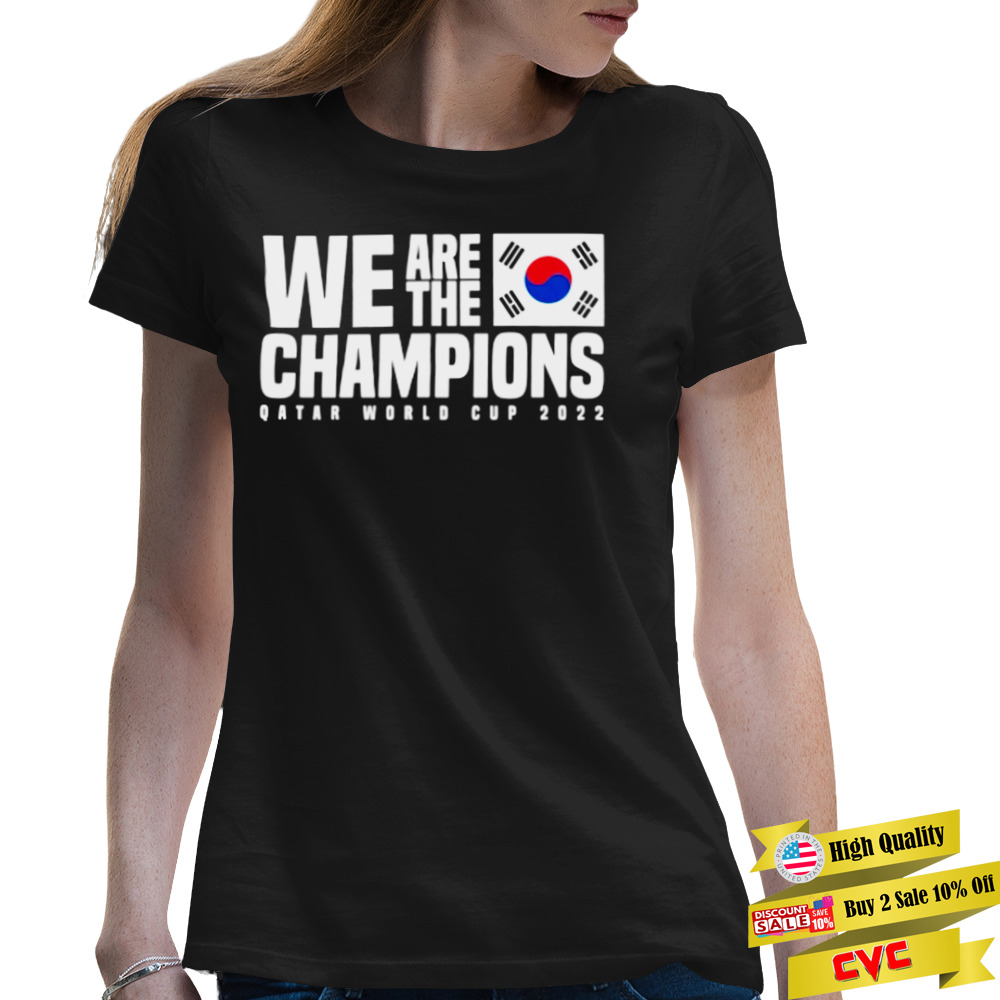 Qatar World Cup Champions 2022 - South Korea T-Shirt 2 Premium Ladies Tee