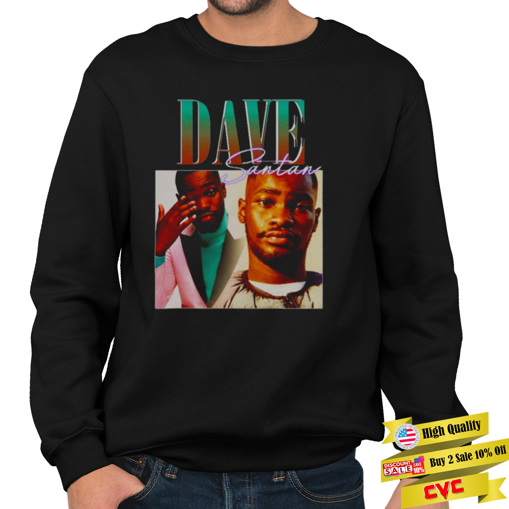 Retro 90s Design Santan Dave shirt 5 Unisex Crewneck Sweatshirt