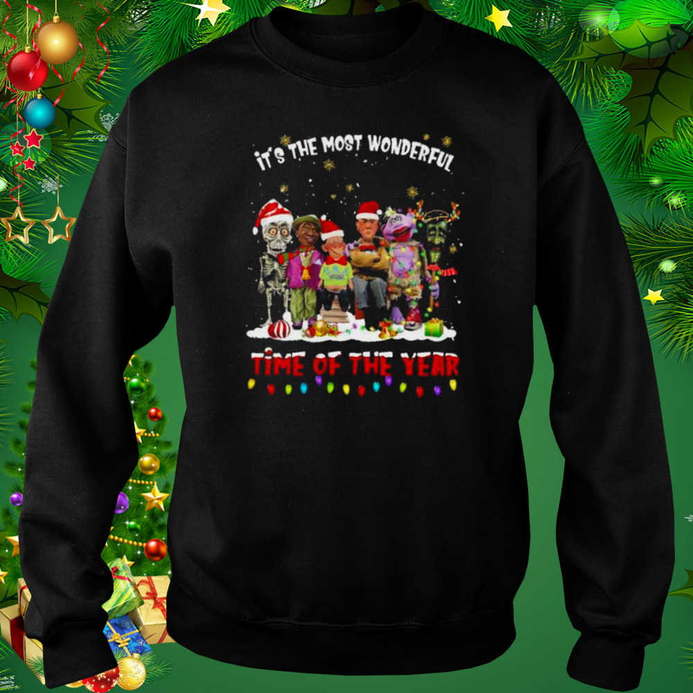 Santa Jeff Dunham Character it’s the most wonderful time of the year christmas shirt 4 Sweat tshirt
