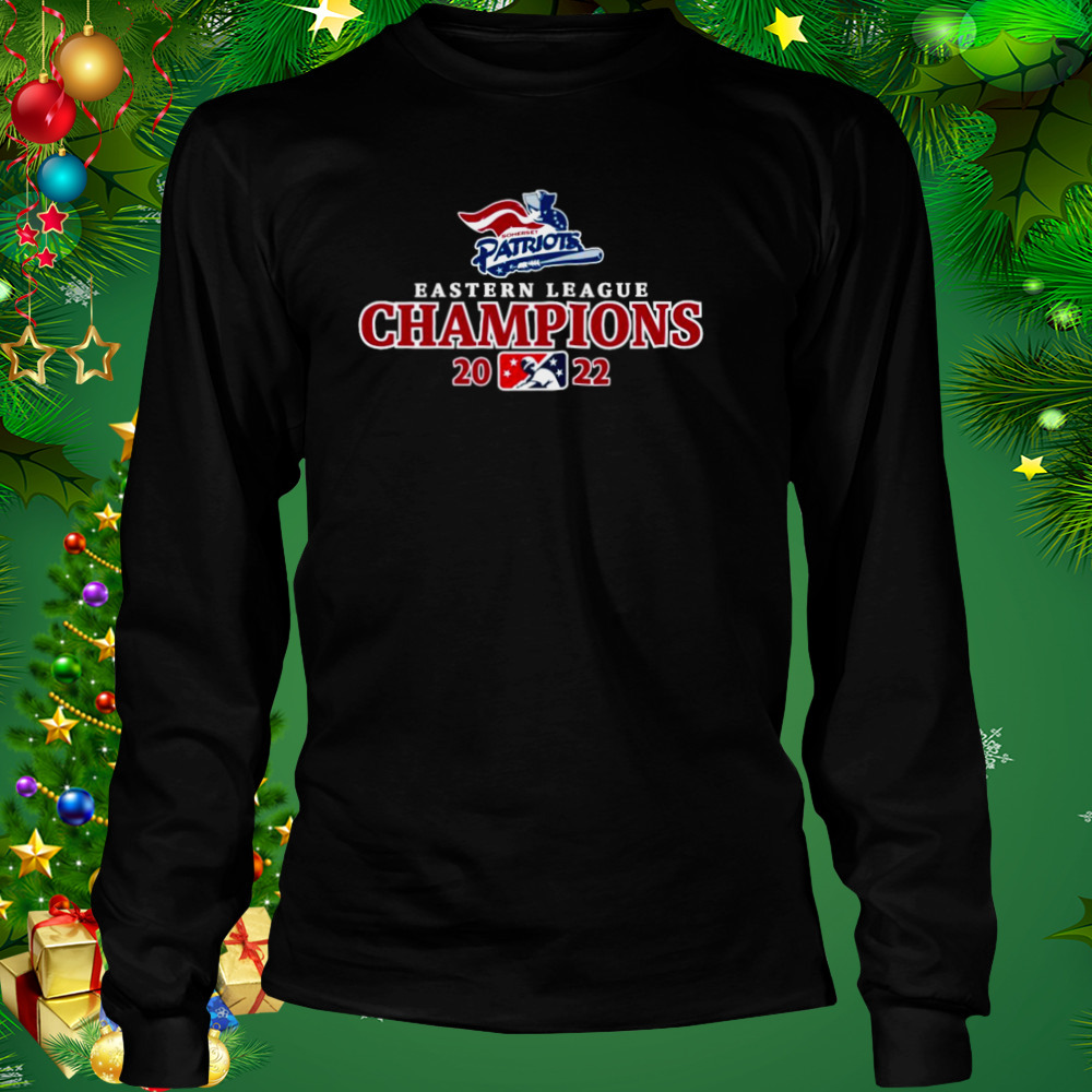 Somerset Patriots Eastern League Champions Gildan Sofstyle 2022 Shirt 3 Longsleeve tshirt
