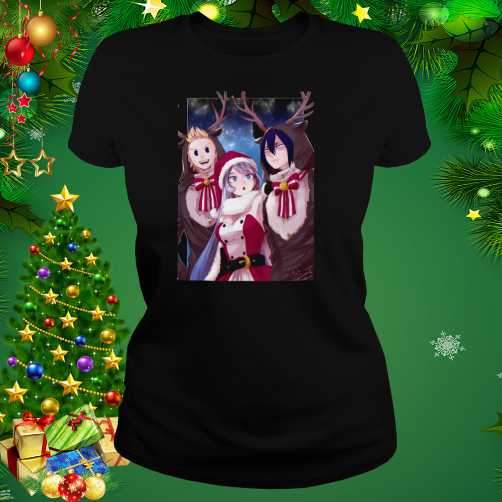 The Big Three Boku No Hero Academia In Christmas shirt 2 Women's tshirt