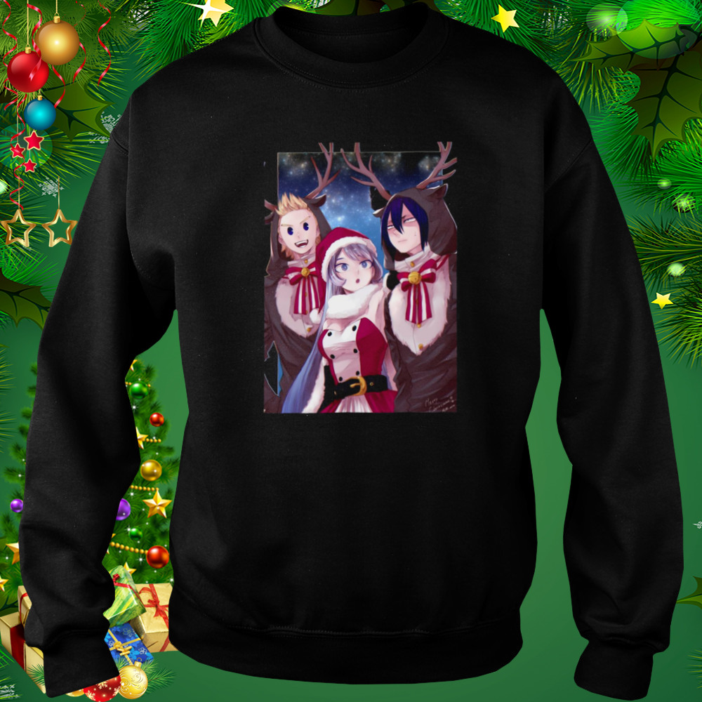 The Big Three Boku No Hero Academia In Christmas shirt 4 Sweat tshirt