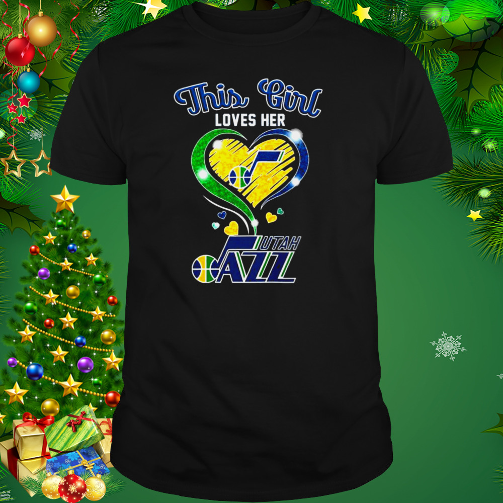 This Girl Loves Her Utah Jazz Basketball Shirt 1 Unisex tshirt