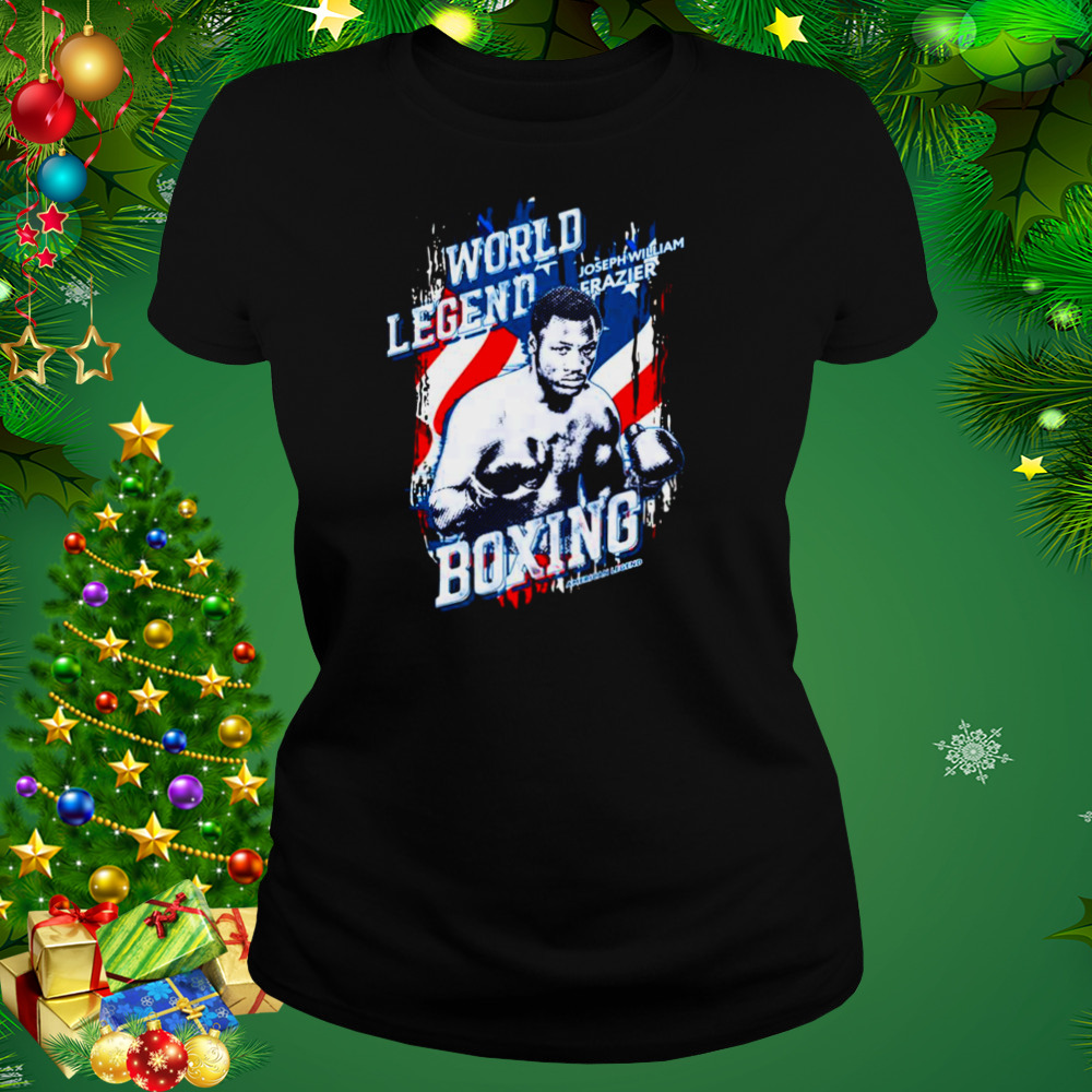 Uk Flag Design Joe Frazier World Legend Boxing shirt 2 Women's tshirt