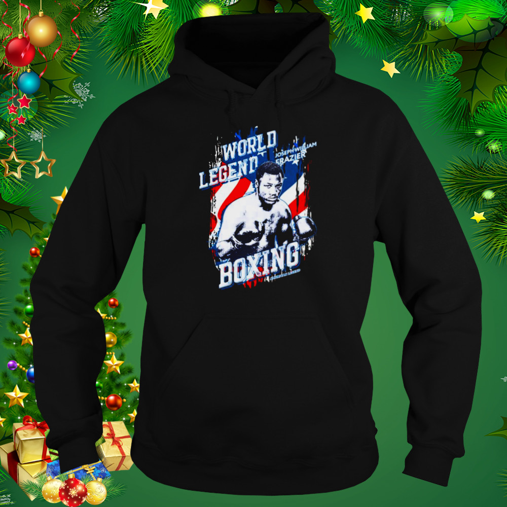 Uk Flag Design Joe Frazier World Legend Boxing shirt 5 Hoodie tshirt