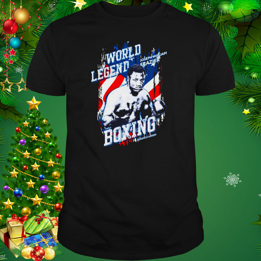 Uk Flag Design Joe Frazier World Legend Boxing shirt 1 Unisex tshirt
