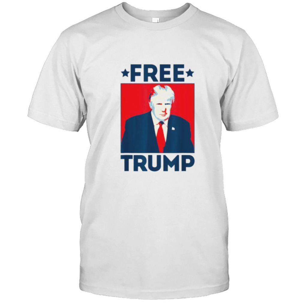 free Trump pop art portrait retro shirt